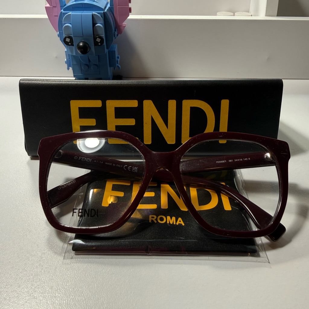 Brand New Fendi Fe50087i Purple Optical Frames Women’s.